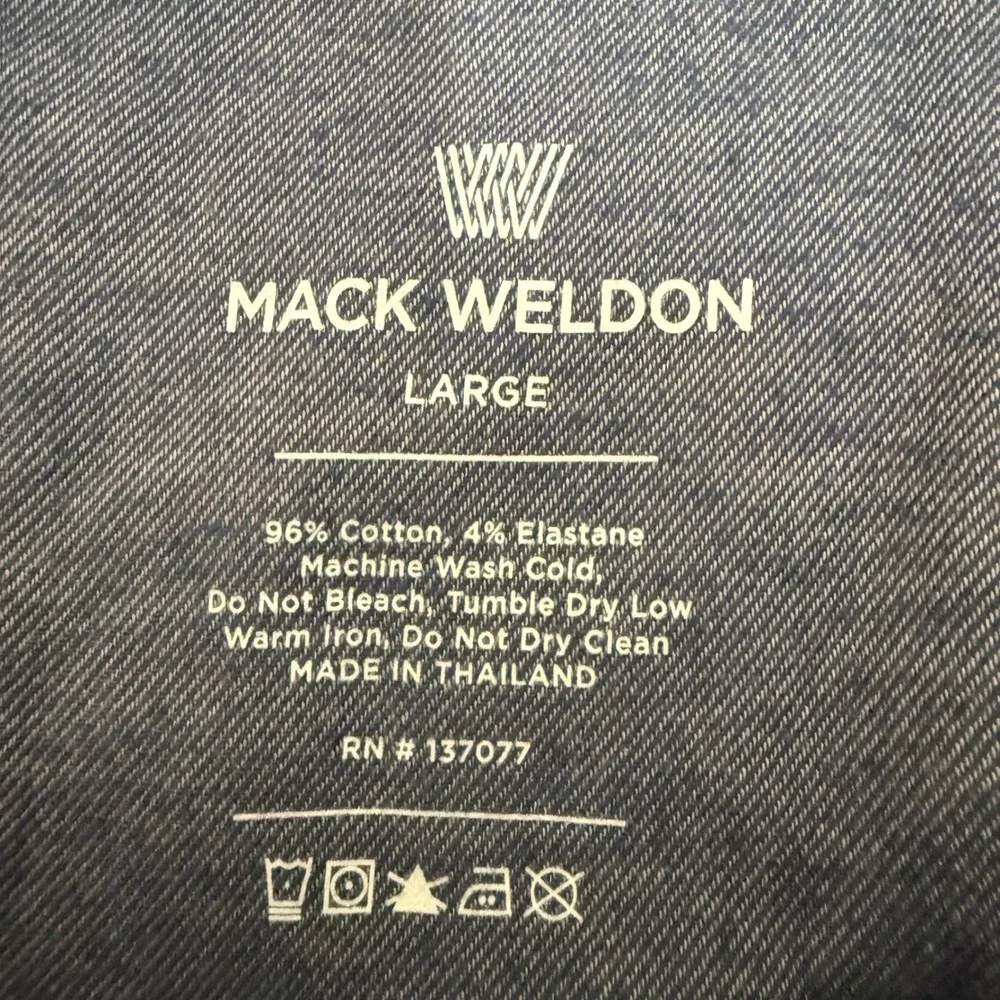 Mack Weldon Jogger Pants Mens Large 32x29 Blue Athletic Casual Lounge Drawstring - Picture 2 of 8